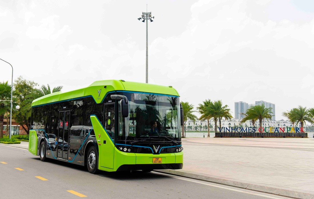Xe điện sẽ là phương tiện giao thông công cộng chính của thủ đô vinbus.jpg