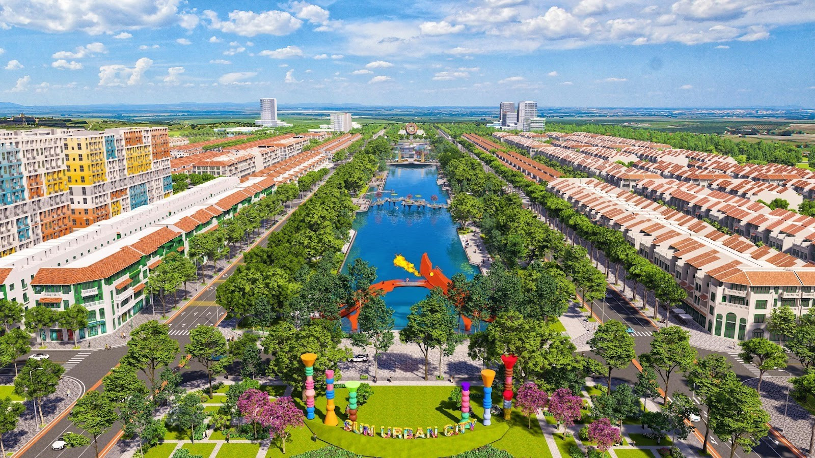 Phân khu Kim Ngân 1 vừa ra mắt dự kiến sẽ là tâm điểm của thị trường bất động sản phía Nam Thủ đô (Ảnh phối cảnh minh họa: Sun Property) p6.jpg
