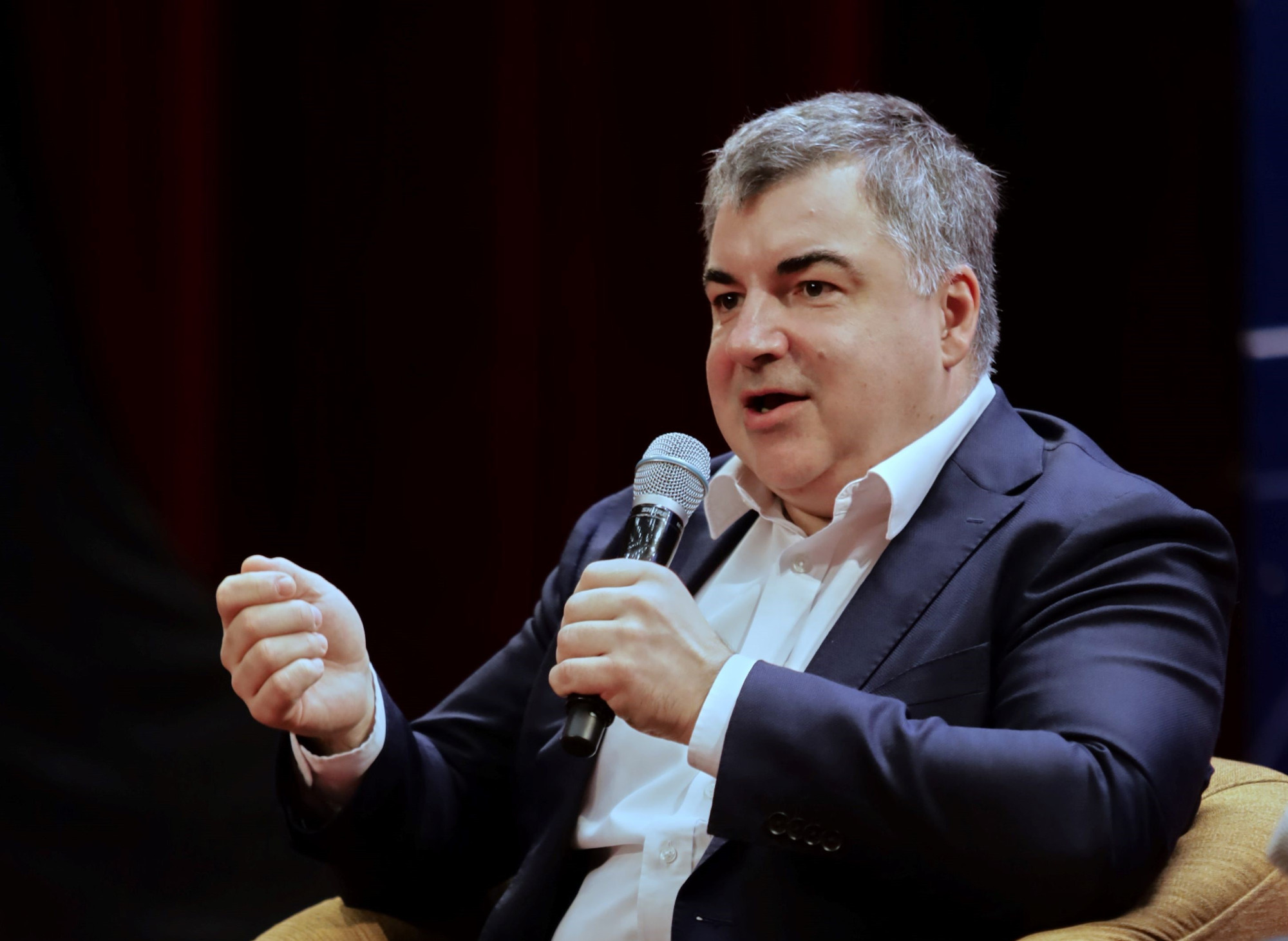 GS. Novoselov, một trong những thành viên tham gia Hội đồng Giải thưởng VinFuture từ mùa đầu tiên. Ảnh: VFP anh-1-2.jpg