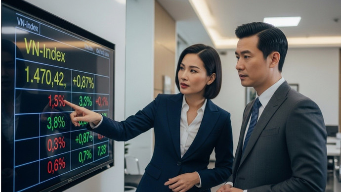 VN-Index giữ vững đà tiến, phái sinh tiệm cận vùng cản 1.620 điểm