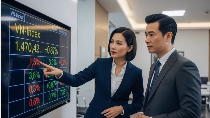 VN-Index đi lên trong nghi ngờ: Dòng tiền phân hóa, rủi ro rung lắc hiện hữu