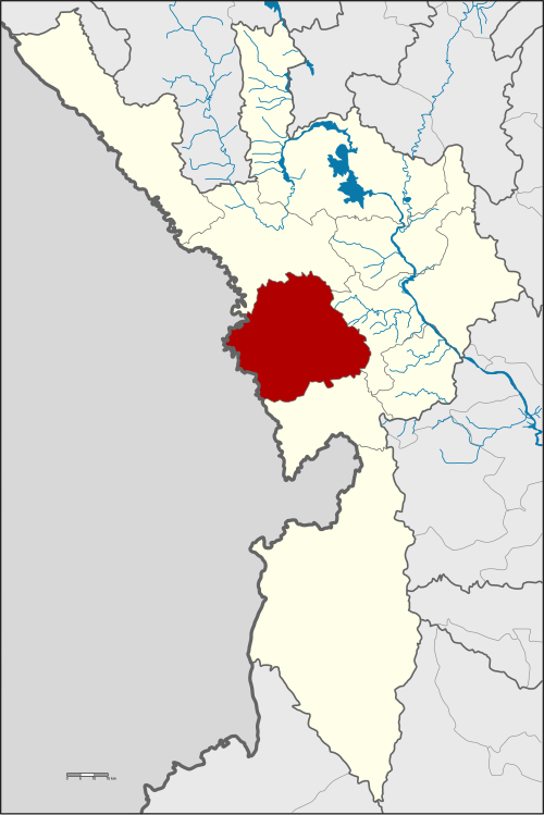 Với vị trí giáp biên giới, Mae Sot đang trở thành một khu tam giác vàng của ngành công nghiệp lừa đảo measot.png