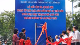 Một phần xa lộ Hà Nội chính thức mang tên Đại tướng Võ Nguyên Giáp