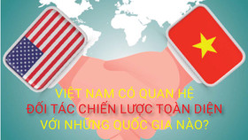 Việt Nam có quan hệ đối tác chiến lược toàn diện với những quốc gia nào?