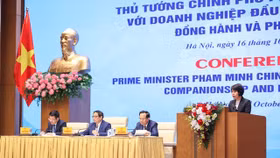 Bà Nguyễn Thị Bích Ngọc, Thứ trưởng Bộ Kế hoạch và Đầu tư tại Hội nghị gặp mặt cộng đồng doanh nghiệp đầu tư nước ngoài