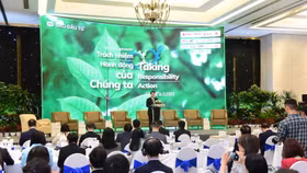 Thứ trưởng Bộ Kế hoạch và Đầu tư, Trần Quốc Phương tại Hội thảo về Phát triển bền vững 2023