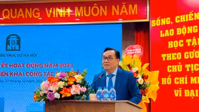 TS. Kiến trúc sư Nguyễn Văn Hải, Chủ tịch Hội Kiến trúc sư Hà Nội