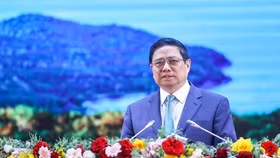 Thủ tướng Chính phủ Phạm Minh Chính tại lễ công bố quy hoạch và xúc tiến đầu tư tỉnh Cà Mau