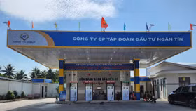 Một cửa hàng xăng dầu của Tập đoàn Đầu tư Ngân Tín