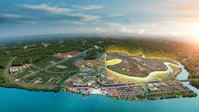 Phối cảnh phân khu Đảo Phượng Hoàng thuộc khu đô thị Aqua City