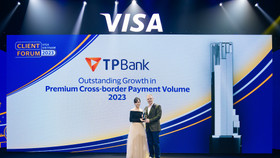 TPBank dẫn đầu tăng trưởng doanh số giao dịch thẻ Visa năm 2023