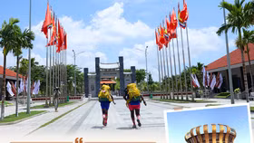 Gameshow hút khách hàng đầu nước Mỹ chọn Đền thờ Vua Hùng thành phố Cần Thơ làm điểm khám phá 