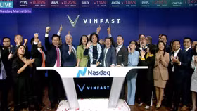 Vinfast chính thức niêm yết trên sàn giao dịch chứng khoán Nasdaq (Mỹ)