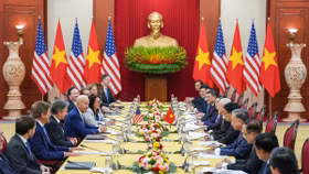 Tổng Bí thư Nguyễn Phú Trọng hội đàm với Tổng thống Mỹ Joe Biden tại Văn phòng Trung ương Đảng chiều 10/9