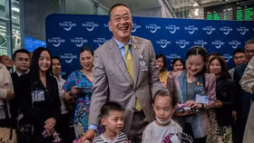 Thủ tướng Thái Lan Srettha Thavisin tại sân bay Suvarnabhumi ngày 25/9