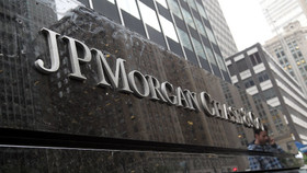 Bên ngoài trụ sở chính của JPMorgan Chase tại New York, Mỹ