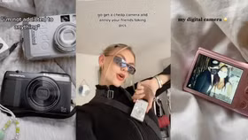 Giới trẻ khoe Digital camera của mình trên tiktok
