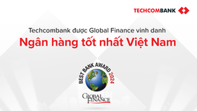 Techcombank được vinh danh là Ngân hàng tốt nhất Việt Nam bởi Global Finance