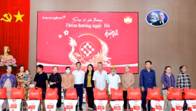KienlongBank trao tặng quà Tết cho bà con có hoàn cảnh khó khăn tại nhiều tỉnh trên cả nước