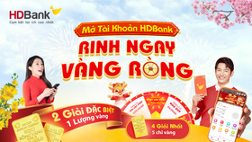 Bất ngờ trúng 1 lượng vàng SJC khi mở tài khoản HDBank