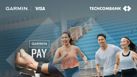 Techcombank mang trải nghiệm thanh toán một chạm garmin pay đến với người dùng