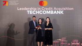 Techcombank nhận giải thưởng MasterCard