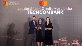 Techcombank nhận giải thưởng MasterCard