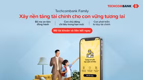 Techcombank đã ra mắt tính năng Techcombank Family - cho phép phụ huynh có thể mở tài khoản thanh toán liên kết cho con từ 11 tuổi trở lên