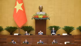 Phó Chủ tịch Quốc hội Nguyễn Đức Hải điều hành nội dung phiên họp 