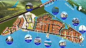 Phối cảnh tổng thể dự án Marine City khiến Công ty TNHH Xây dựng Nam Hải bị phạt 1,045 tỷ đồng