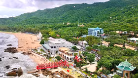 Trân Châu Beach & Resort nhìn từ trên cao