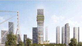 Dự án The Sun Tower đã bị chủ đầu tư "mang đi" đảm bảo cho hơn 12.200 tỷ đồng trái phiếu.