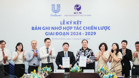 Toàn cảnh lễ ký kết Bản ghi nhớ hợp tác chiến lược giai đoạn 2024 - 2029 của Unilever Việt Nam và Viện Pasteur TP.HCM