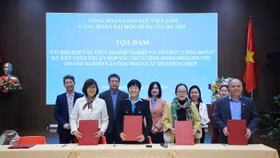 Công đoàn doanh nghiệp VACOD-HBA ký thỏa thuận hợp tác với Công đoàn ĐHQG Hà Nội