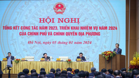 Hội nghị tổng kết công tác năm 2023 và triển khai nhiệm vụ năm 2024 của Chính phủ và chính quyền địa phương