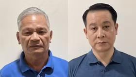 Ông Lê Viết Chữ (trái) và ông Phạm Hoàng Anh (phải)