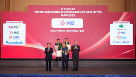 MB vào top 5 ngân hàng thương mại uy tín Việt Nam năm 2023