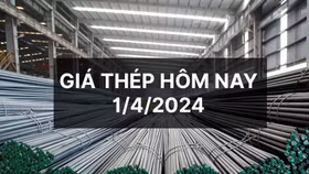 Giá thép ngày 1/4: Thị trường trong nước duy trì giá bán