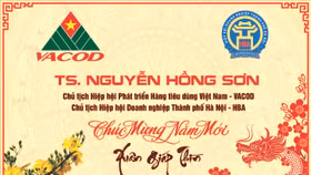  Chủ tịch VACOD-HBA: Chúc mừng năm mới