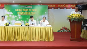 Chủ tịch Hội đồng quản trị Công ty Cổ phần Xây dựng Phục Hưng Holdings Cao Tùng Lâm phát biểu