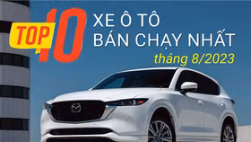 Top 10 mẫu xe bán chạy nhất Việt Nam tháng 8/2023: Vắng bóng VinFast