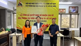 Toàn cảnh lễ trao quyết định bổ nhiệm cán bộ Văn phòng đại diện VACOD tại TP.HCM