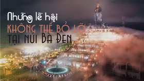 Những lễ hội không thể bỏ lỡ tại núi Bà Đen