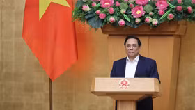 Thủ tướng Phạm Minh Chính phát tại phiên họp Chính phủ thường kỳ tháng 11/2023 