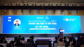 Thứ trưởng Bộ Công Thương Đỗ Thắng Hải phát biểu tại hội nghị