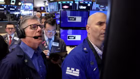 Sàn giao dịch chứng khoán New York (NYSE) ở thành phố New York, Mỹ