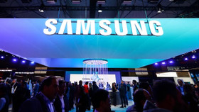 Khu vực của Samsung tại sự kiện Mobile World Congress ở Barcelona, Tây Ban Nha