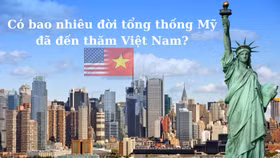 Có bao nhiêu Tổng thống Mỹ đã đến thăm Việt Nam?