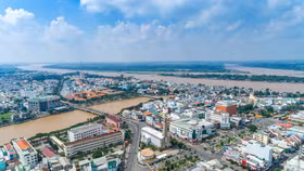 Một góc thành phố Long Xuyên