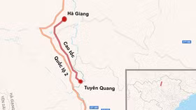 Chiều dài dự án cao tốc Tuyên Quang - Hà Giang (giai đoạn 1)